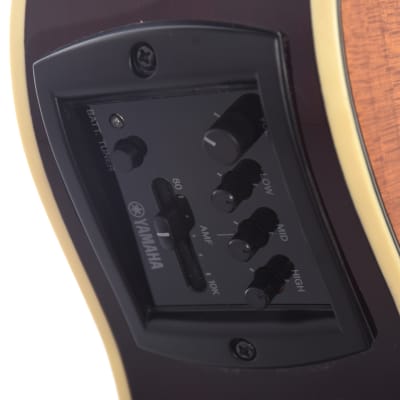 Yamaha APX600FM Flame Maple Amber Acoustic-Electric Guitar image 8