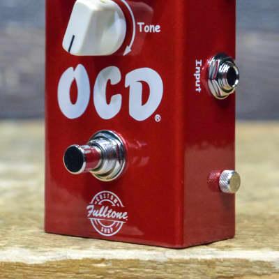 Fulltone Custom Shop Limited Edition Candy Apple Red OCD Distortion Effect Pedal image 2