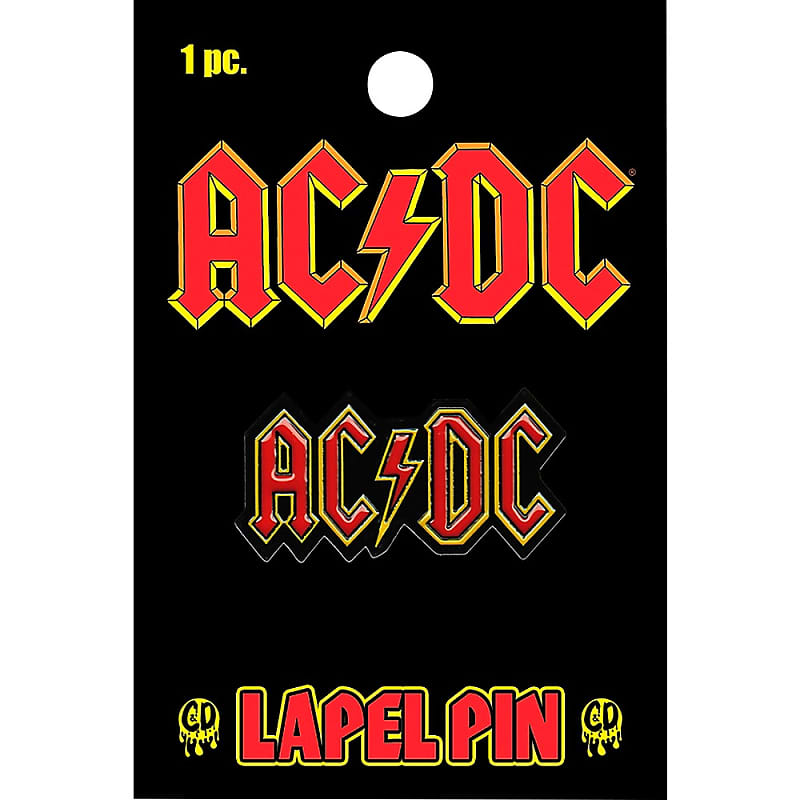 C&D Visionary AC/DC Metal Lapel Pin | Reverb