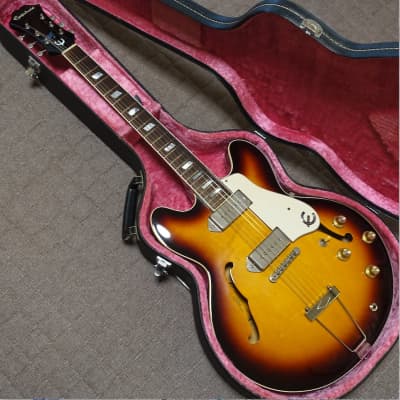 1991 Epiphone Casino Electric Guitar Cherry w/ Bigsby & Case, Pre-Elitist,  Japan Terada | Reverb