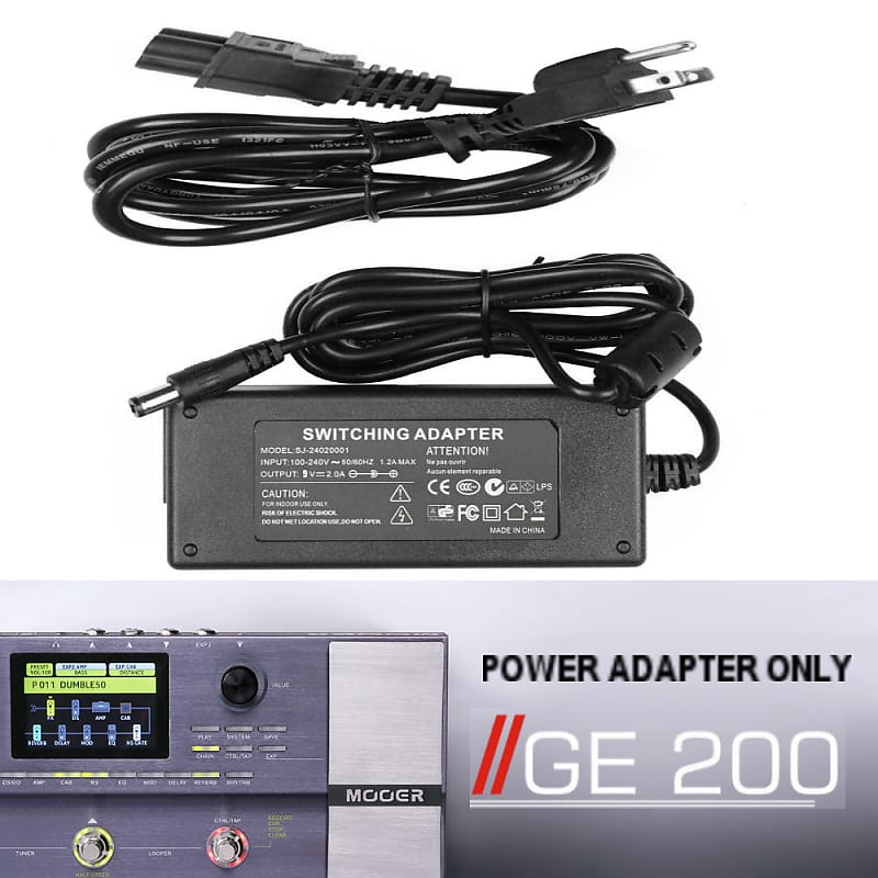 Mooer GE200 Power Adapter & AC Cable Only | Reverb