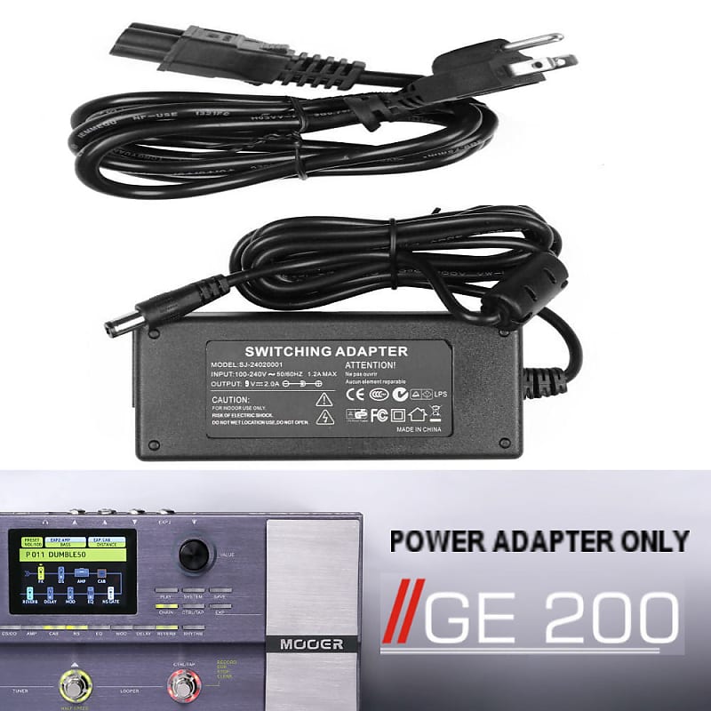 Mooer GE200 Power Adapter & AC Cable Only