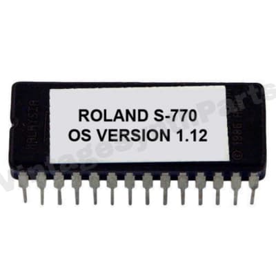 Roland S-770 Firmware Version 1.12 Eprom S770 Sampler Chip Ic Rom Update Upgrade