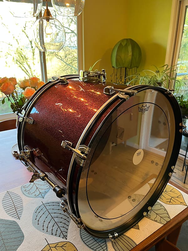 Ludwig Backbeat Complete 5-piece Drum Set - Burgundy Sparkle 