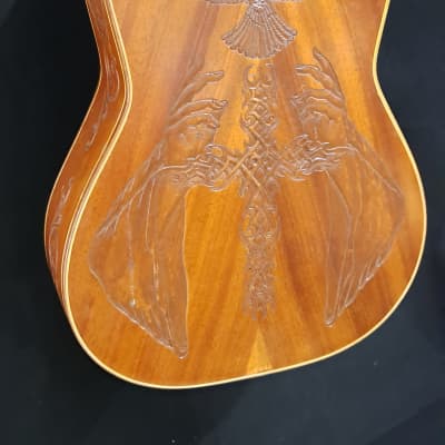 Blueberry  NEW IN STOCK Handmade GUITALELE  Acoustic Guitar - Ukulele Sized 6-String image 12