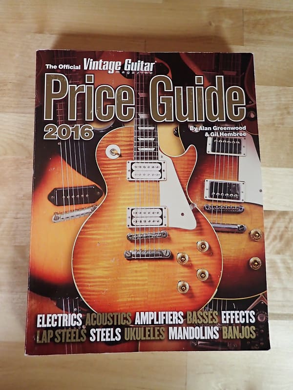 The Official Vintage Guitar Price Guide 2016 Reverb