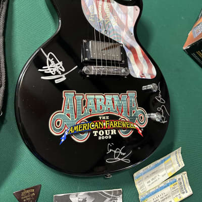 Epiphone Les Paul Alabama American farewell tour Guitar 2003 Signed for sale