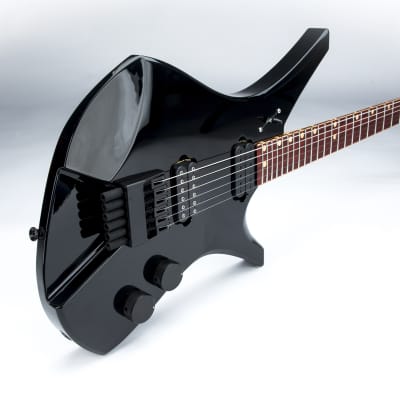 Downes Guitars Model 101H - Black headless 6-string image 4
