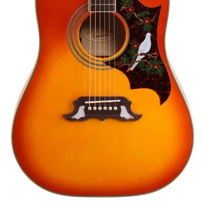 Epiphone Dove PRO Acoustic Electric Guitar Violinburst image 3