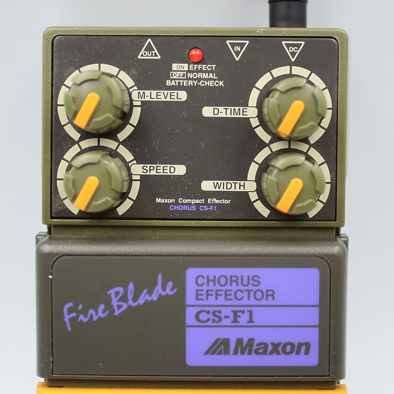正規店仕入れの Japan in Made Blade Fire Chorus CS-F1 Maxon Guitar Reverb | ギター