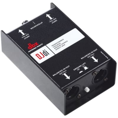 dbx DJDI 2-Channel Transformer Isolated Passive Direct Box image 1