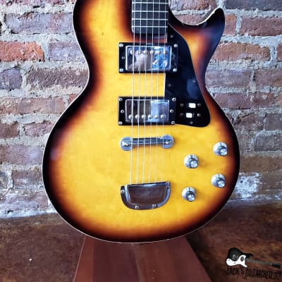 Global Lawsuit Era Single Cut-Style Electric Guitar (1970s, Honeyburst) image 5