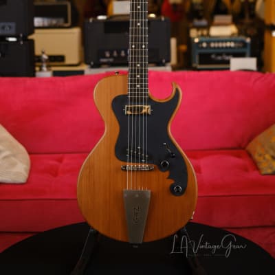 Grez "Folsom" Natural Single Cut Electric Guitar  - 1 Piece Redwood Body! image 2