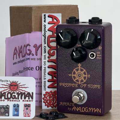 Analogman Prince of Tone Overdrive Pedal | Reverb UK Analogman Prince of Tone Overdrive Pedal | Reverb UK