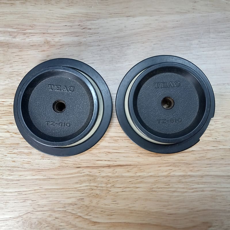 TEAC TZ-610 NAB Adaptors Pair of Hubs for 10 1/2 inch reels