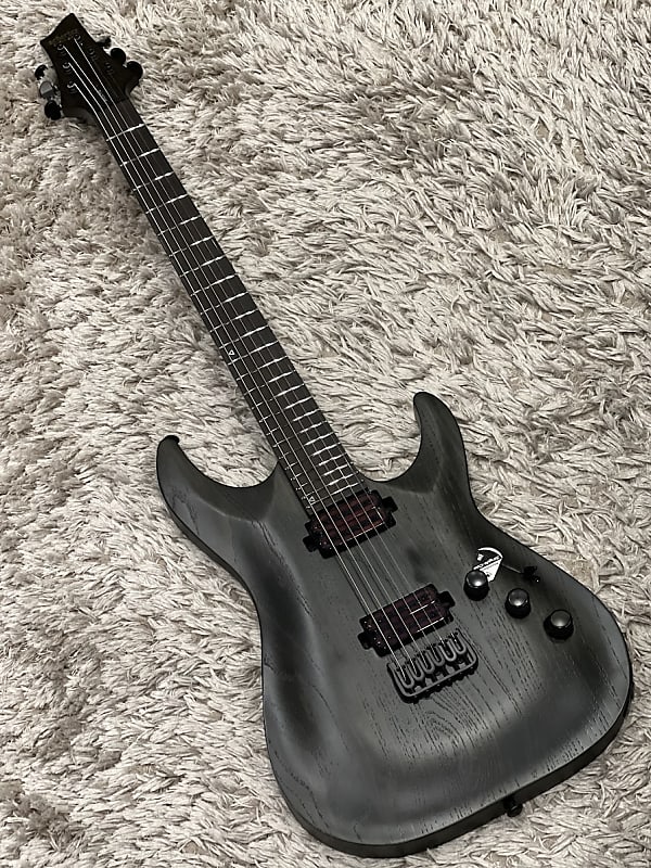 Schecter C-1 EX Apocalypse Baritone 27 Scale Length in Rust Grey