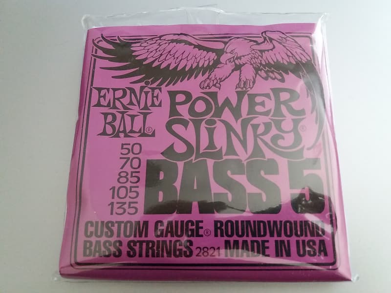Ernie Ball 2821 Power Slinky 5-String Electric Bass Strings - NEW! image 1