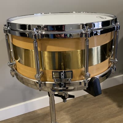 Extremely RARE Gretsch 6x14" Free Floating Maple/Brass Snare image 2