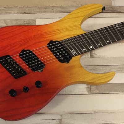 SALE! Ormsby Custom Shop Factory Standard H2 Hypemachine 7 - Red / Yellow Fade image 7