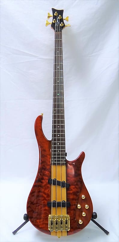 DEAN guitar ディーン Razor アンバー 4弦ベース 専用ケース付 Dean Razor Neck Thru Bass | Reverb