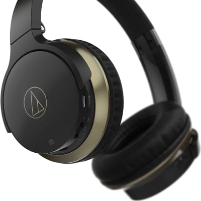 Audio-Technica ATH-AR3BTBK SonicFuel Wireless On-Ear Headphones with Mic and Control (Black) image 3