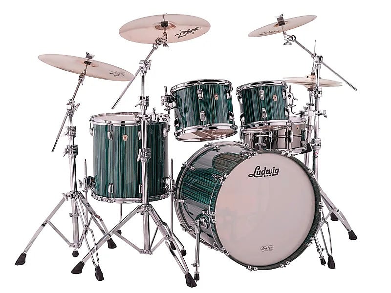 Ludwig Classic Maple Electrostatic Mod Outfit 8x10 / 9x12 / 16x16 / 18x22" Drum Set image 1