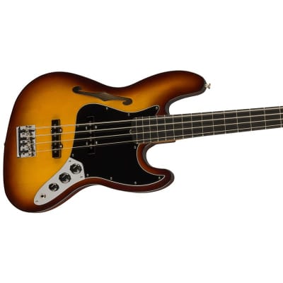 Fender Limited Edition Suona Jazz Bass Thinline, Ebony Fingerboard, Violin Burst image 4