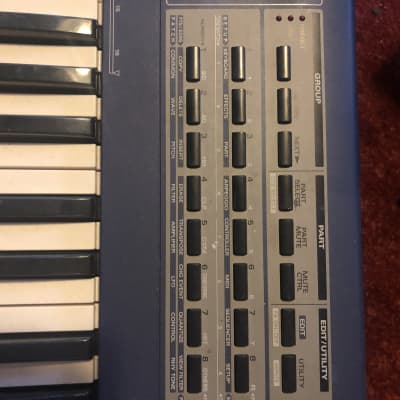 Roland JX-305 61-Key Groove Synthesizer 1998 -2002 - Blue image 3