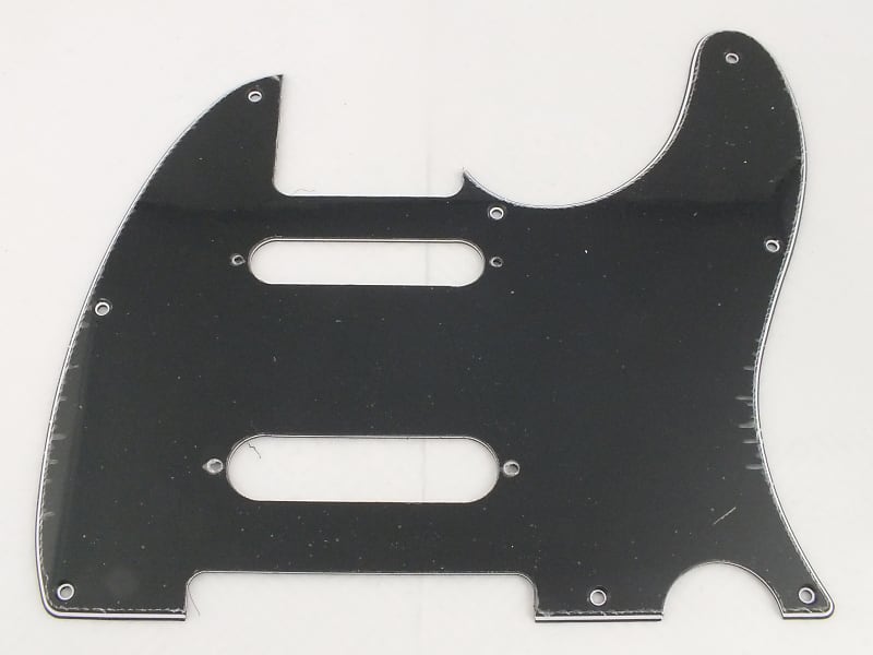 Deluxe Nashville Telecaster Scratch Plate Black Bwb Pickguard Reverb