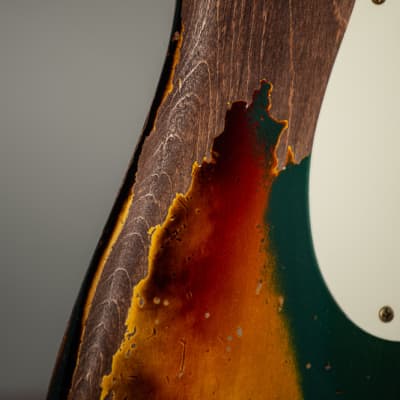 Fender ’57 Super Heavy Relic Strat - Faded Sherwood Green/Sunburst image 11