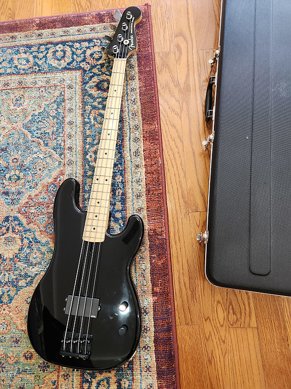 Fender American Precision bass neck Warmoth body EMG Music Man Hipshot tuners Gotoh bridge Gator case image 1