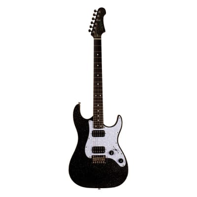 JET Guitars JS-500 HH, Black Sparkle image 2