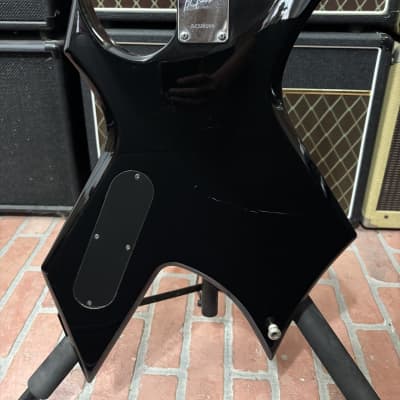 B.C. Rich Warlock Black & White Tribal image 5