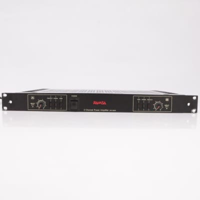 Panasonic Ramsa WP-9055 2 Channel Power Amplifier Amp 100w 1U