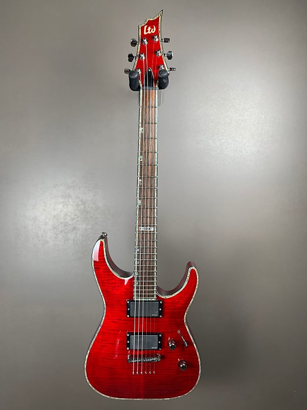 ESP LTD H-351 NT See Thru Cherry Black (Used) | Reverb