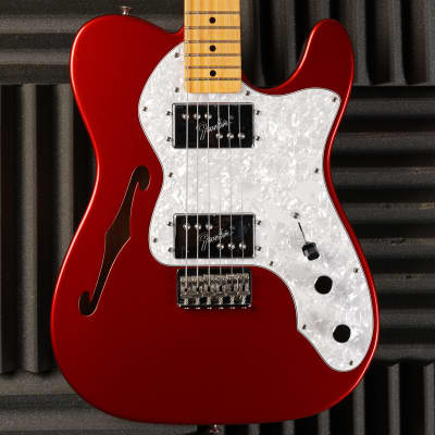 Fender American Vintage '72 Telecaster Thinline 2011 - Candy Apple Red image 1