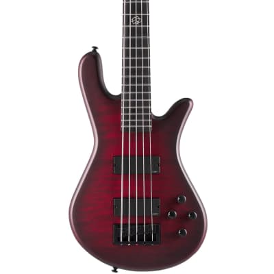 BassMods K534 5 String Electric Bass Matte Red ! | Reverb