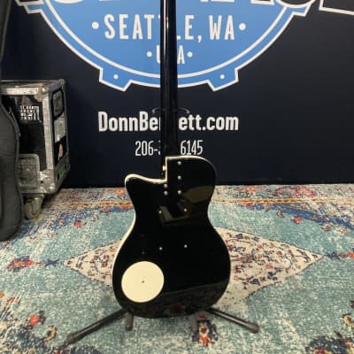 Tom Hamilton's Aerosmith, Danelectro Baritone Bass Signed! Authenticated! Black (#20) image 22