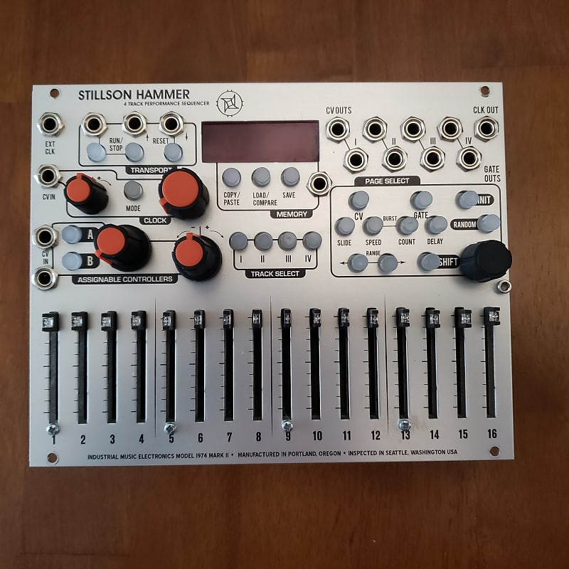 鍵盤楽器 Industrial Music Stillson Hammer Mk II Industrial Music Electronics Stillson Hammer MKII 2015