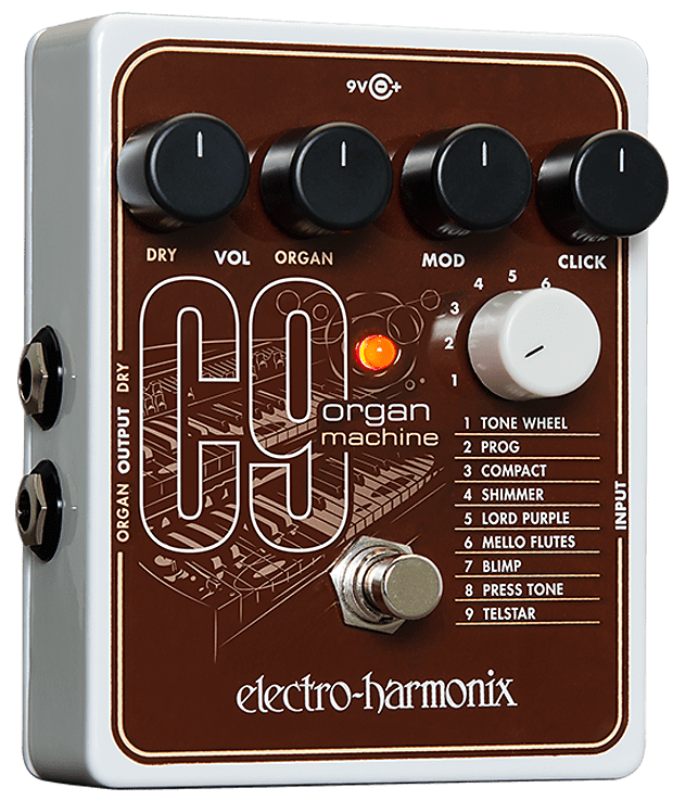 EHX Electro Harmonix C9 Organ Machine Effects Pedal, Brand New