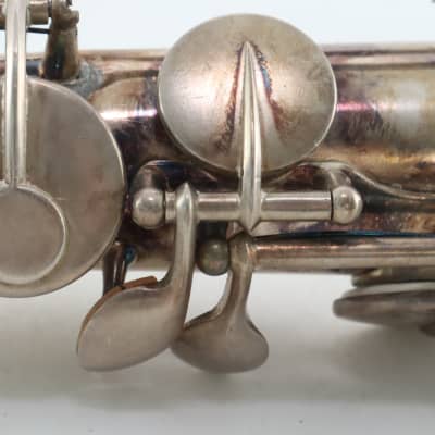 Early Buffet Crampon Soprano Saxophone in Silver Plate HISTORIC COLLECTION image 14