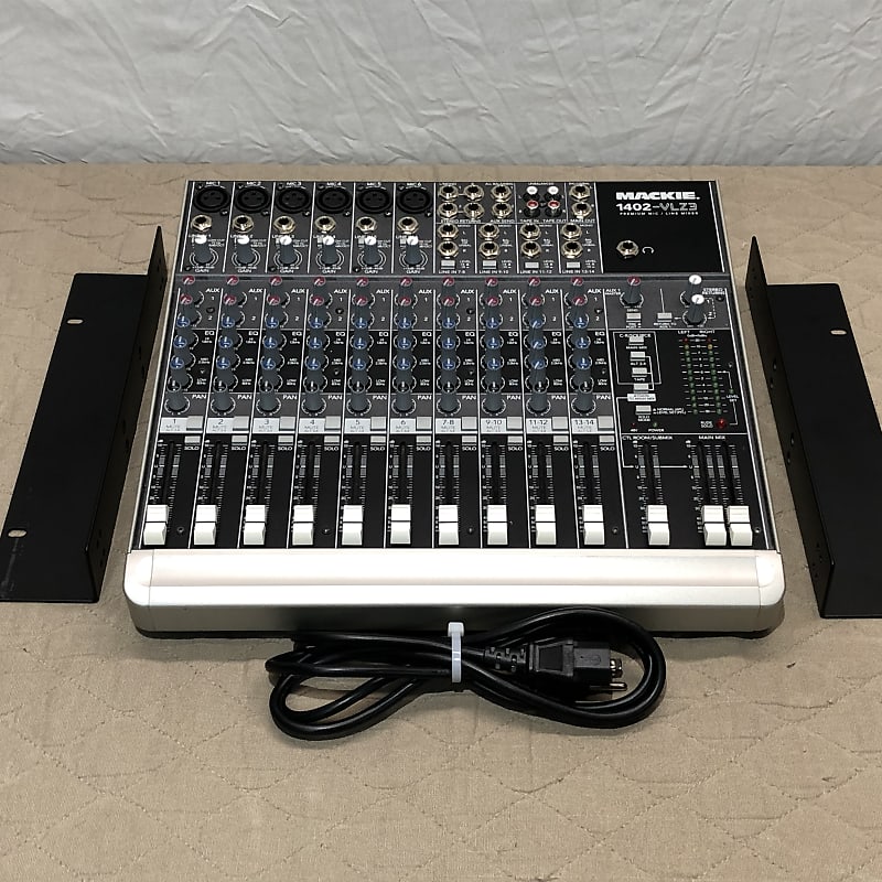 Mackie 1402-VLZ3 Analog Compact Mixer - Case and Rack Ears | Reverb