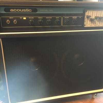Vintage 1970s Guitar Combo by Acoustic Control Corporation Model 125 2x12” w/footswitch and cover for sale