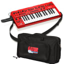 Behringer MS-1 Analog Synthesizer - Red - Carry Bag Kit
