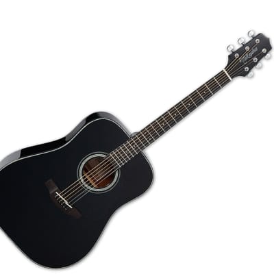 Takamine GD30 BLK G30 Series Dreadnought Acoustic Guitar Gloss Black