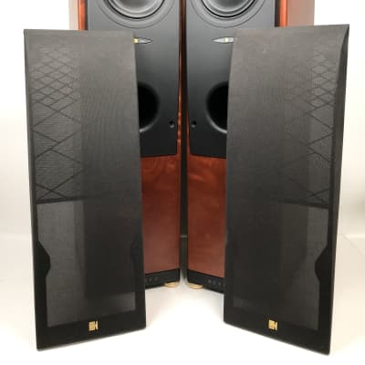 KEF Reference Speakers Model One (SP3189) Wood Cabinets Made in England