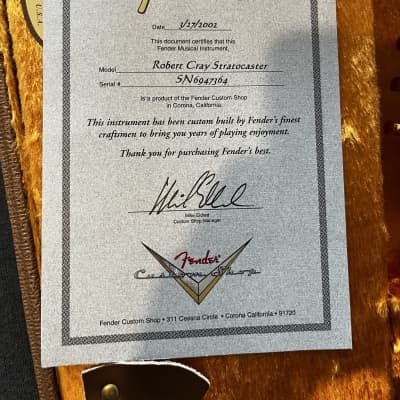 Fender Custom Shop Robert Cray Stratocaster 1993 - 2019 - Violet image 11