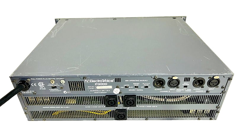 Electro-Voice P3000 パワーアンプ New and Used Used Electro-Voice P3000 Amplifiers available