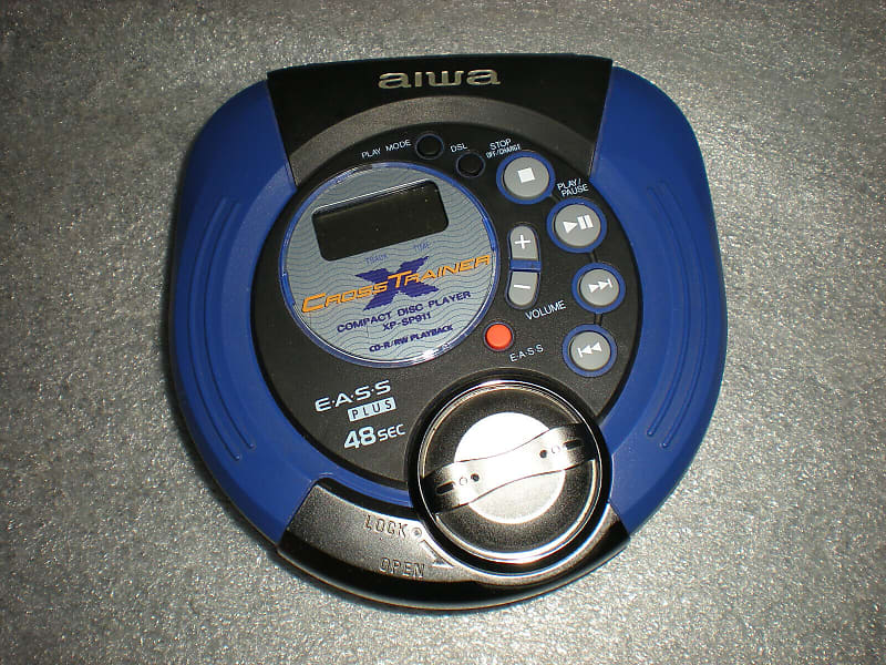 Vintage Aiwa XP-SP911 Cross Trainer Portable Sport CD Player CD-R