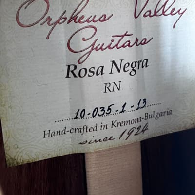 Orpheus Valley Rosa Negra Classical Flamenco Nylon String Guitar image 5